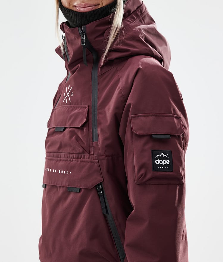 Dope Akin W 21 Skijakke Dame Burgundy, Image 2 of 11