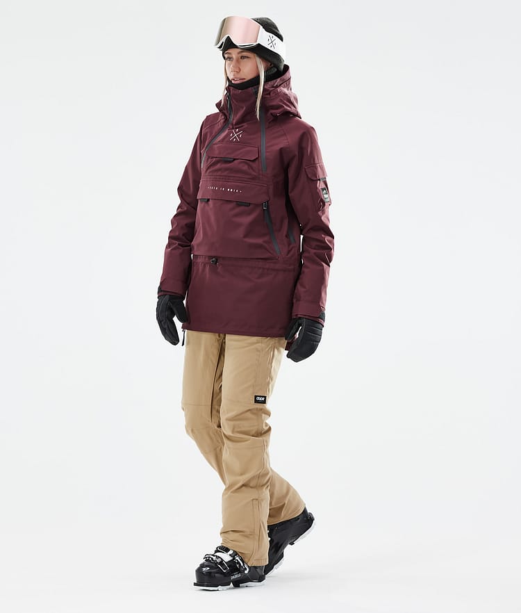 Dope Akin W 21 Skijakke Dame Burgundy, Image 4 of 11