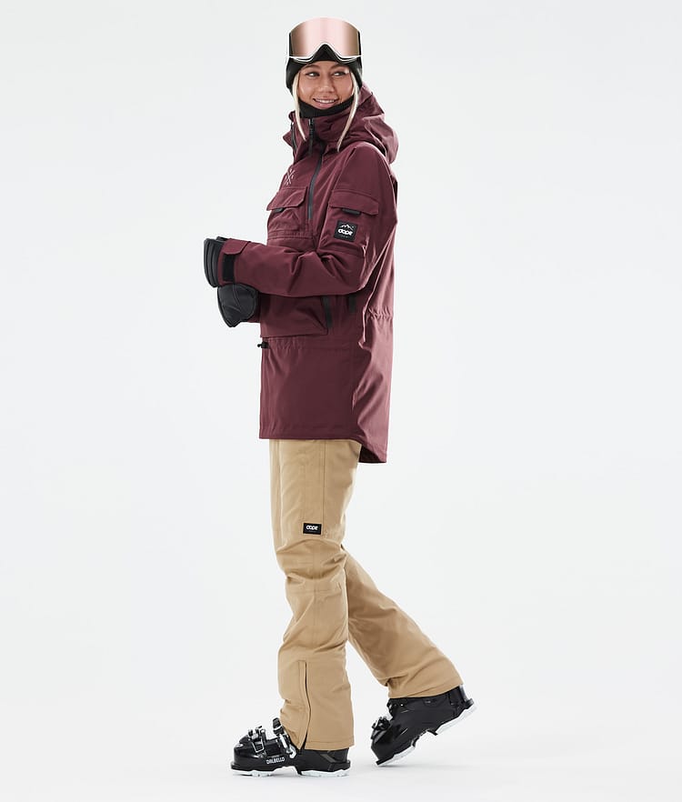 Dope Akin W 21 Skijakke Dame Burgundy, Image 5 of 11