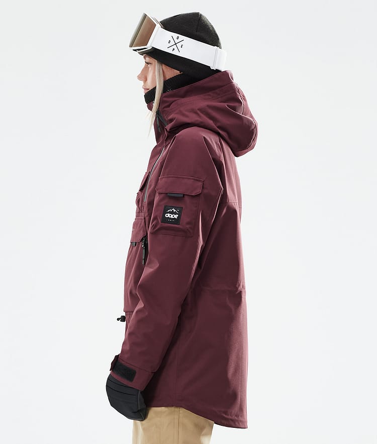 Dope Akin W 21 Skijakke Dame Burgundy, Image 7 of 11