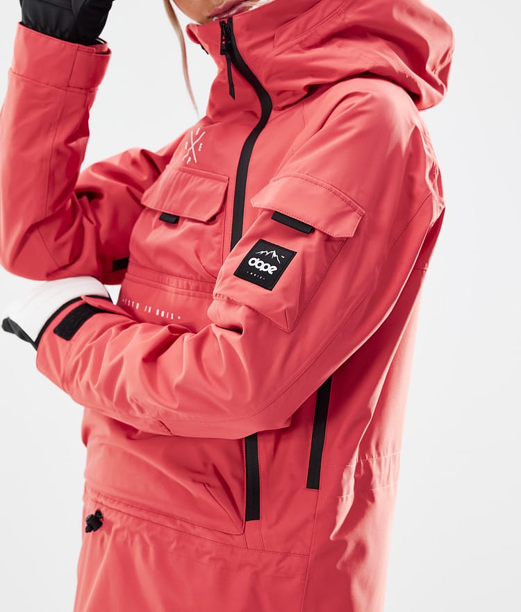 Dope Akin W 21 Snowboardjakke Dame Coral, Image 2 of 11