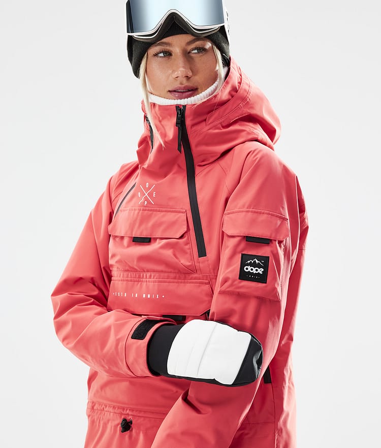 Dope Akin W 21 Snowboardjakke Dame Coral, Image 3 of 11