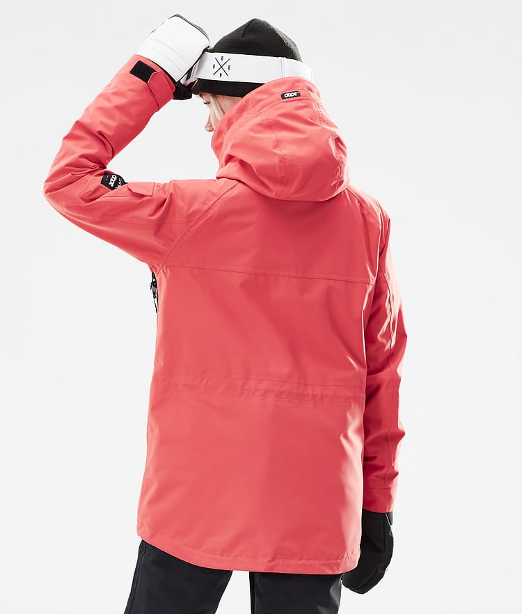 Dope Akin W 21 Snowboardjakke Dame Coral, Image 7 of 11