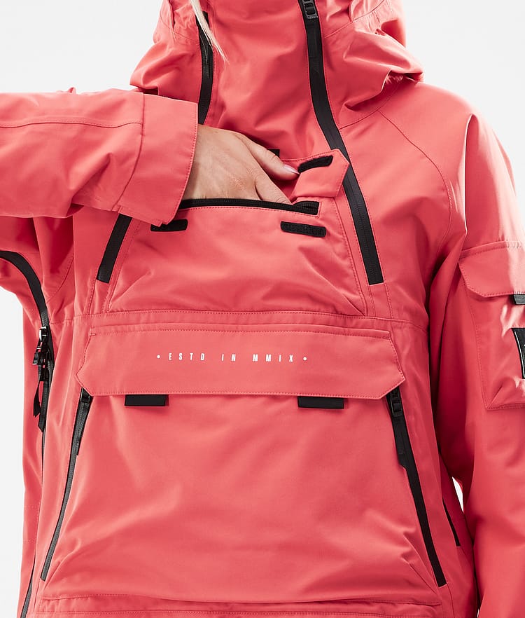 Dope Akin W 21 Snowboardjakke Dame Coral, Image 11 of 11