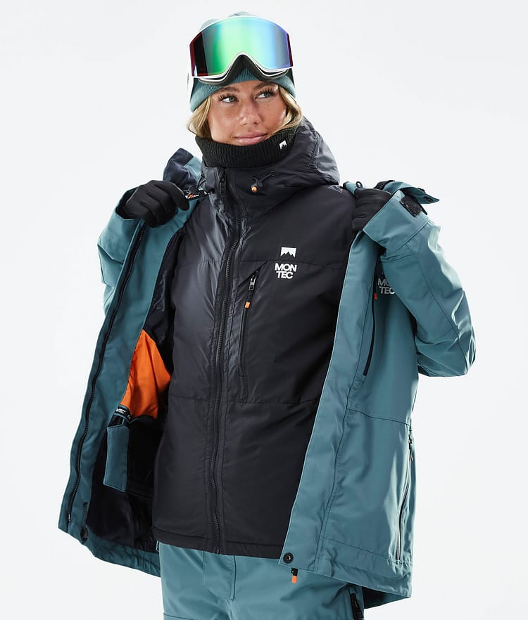 Montec Toasty W 60Gsm Mellomlags jakke Ski Dame Black, Image 2 of 10