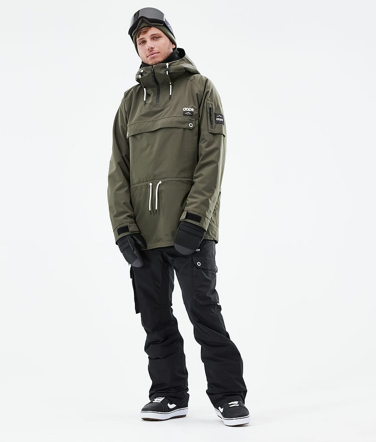 Dope Annok 21 Snowboardjakke Herre Olive Green, Image 4 of 10