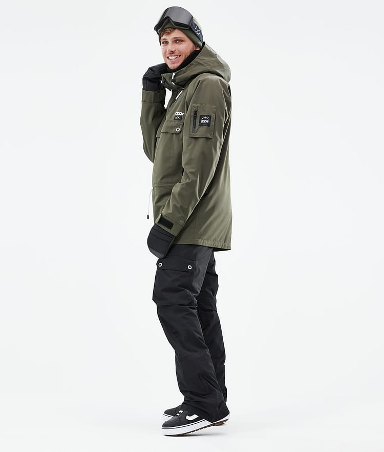 Dope Annok 21 Snowboardjakke Herre Olive Green, Image 5 of 10