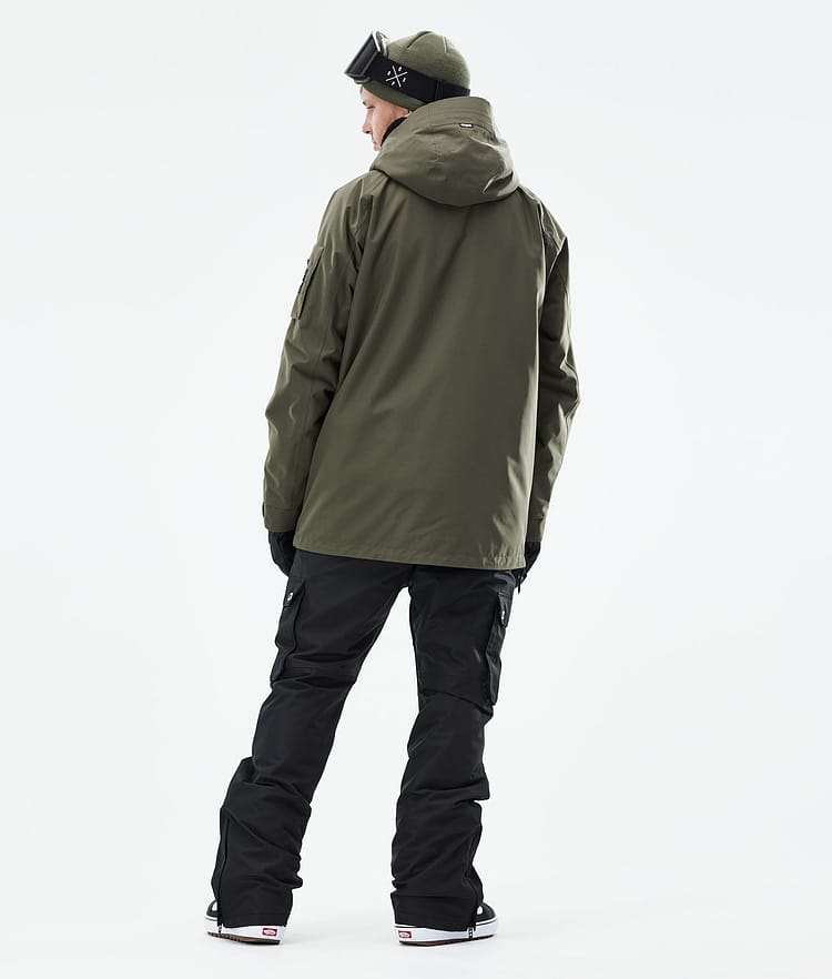 Dope Annok 21 Snowboardjakke Herre Olive Green, Image 6 of 10