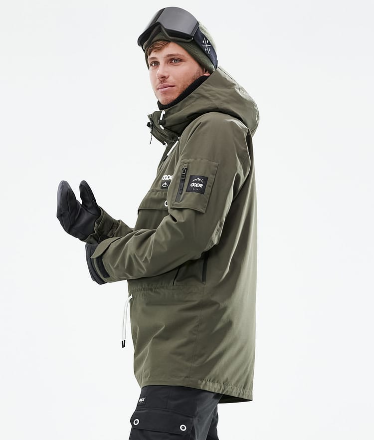 Dope Annok 21 Snowboardjakke Herre Olive Green, Image 7 of 10