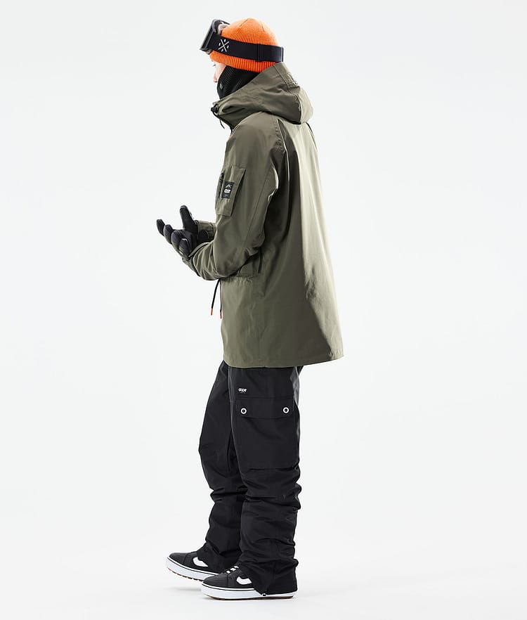 Dope Annok 21 Snowboardjakke Herre Olive Green/Black, Image 5 of 10