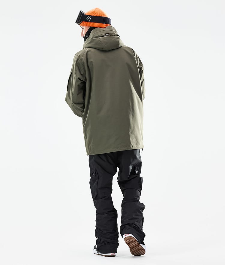 Dope Annok 21 Snowboardjakke Herre Olive Green/Black, Image 6 of 10