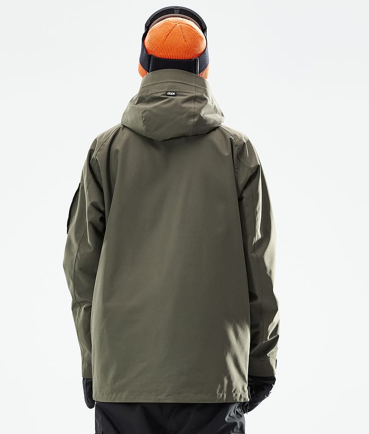 Dope Annok 21 Snowboardjakke Herre Olive Green/Black, Image 8 of 10