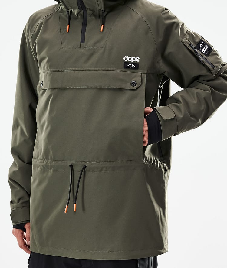 Dope Annok 21 Skijakke Herre Olive Green/Black, Image 9 of 10