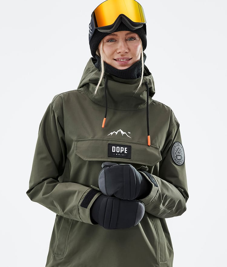 Dope Blizzard W 21 Skijakke Dame Olive Green, Image 2 of 9