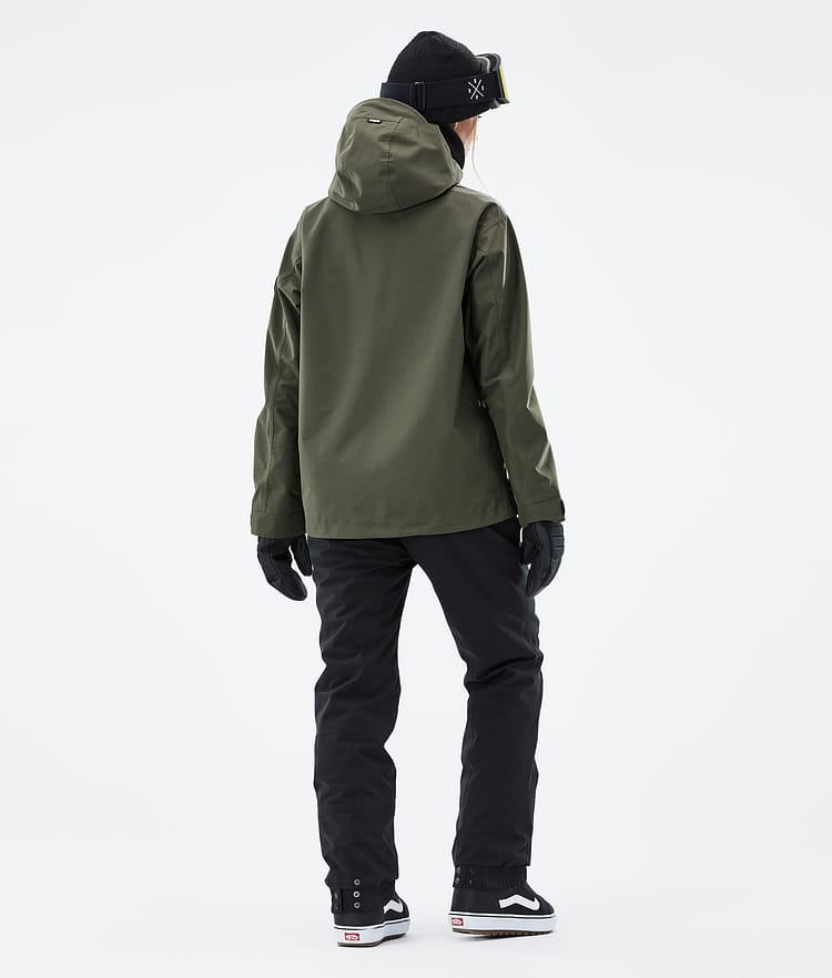 Dope Blizzard W 21 Snowboardjakke Dame Olive Green, Image 5 of 9