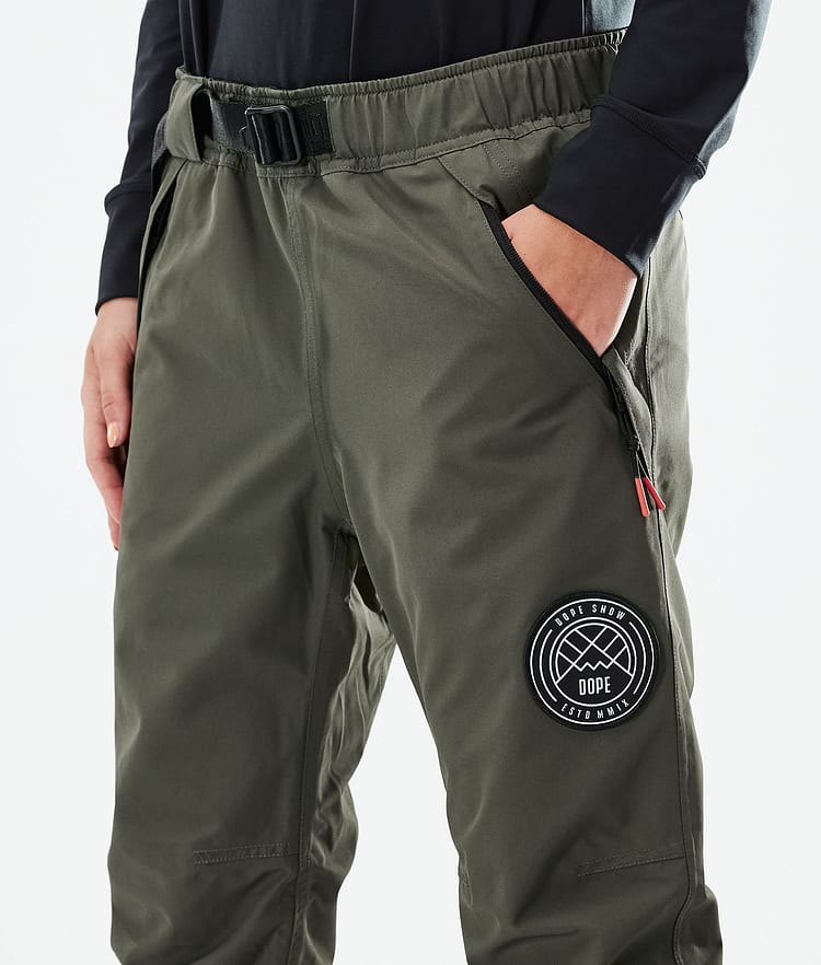 Dope Blizzard W 21 Snowboardbukse Dame Olive Green, Image 4 of 4
