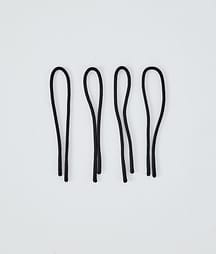 Dope Round Zip Puller String Reservedeler Black/Black Tip
