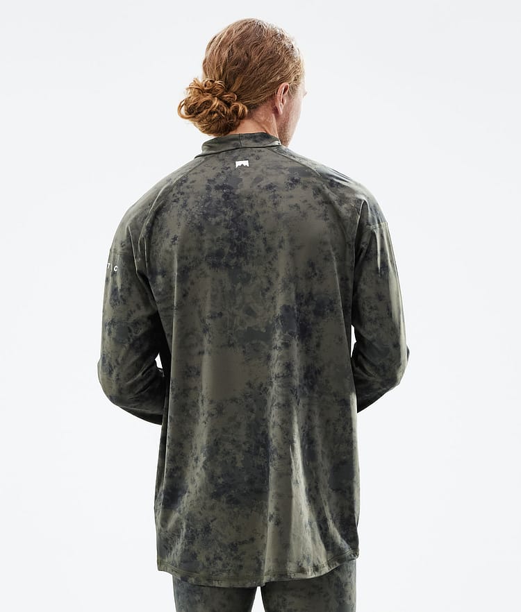 Montec Zulu Superundertøy overdel Herre Olive Green Tiedye, Image 2 of 6