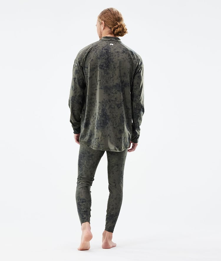 Montec Zulu Superundertøy overdel Herre Olive Green Tiedye, Image 4 of 6