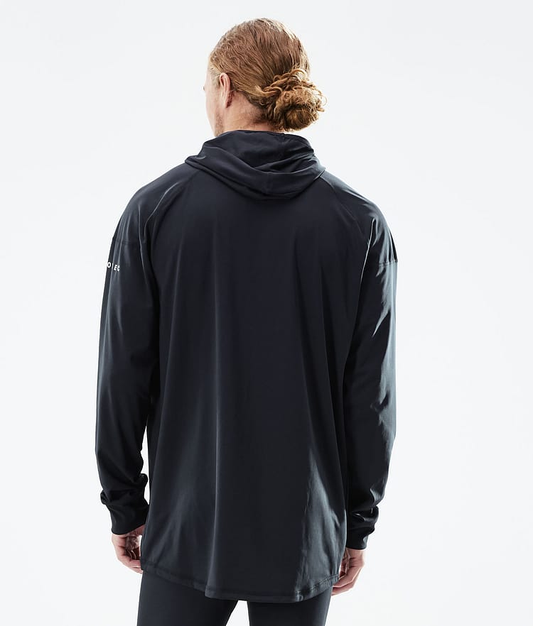 Montec Zulu Hood Superundertøy overdel Herre Black, Image 2 of 6