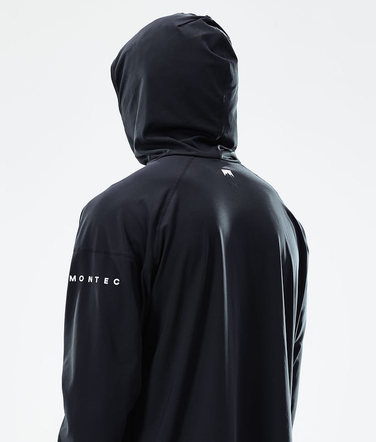 Montec Zulu Hood Superundertøy overdel Herre Black, Image 4 of 6