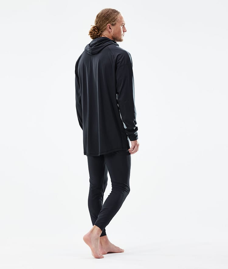 Montec Zulu Hood Superundertøy overdel Herre Black, Image 6 of 6