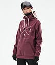 Dope Yeti W 21 Skijakke Dame 2X-Up Burgundy