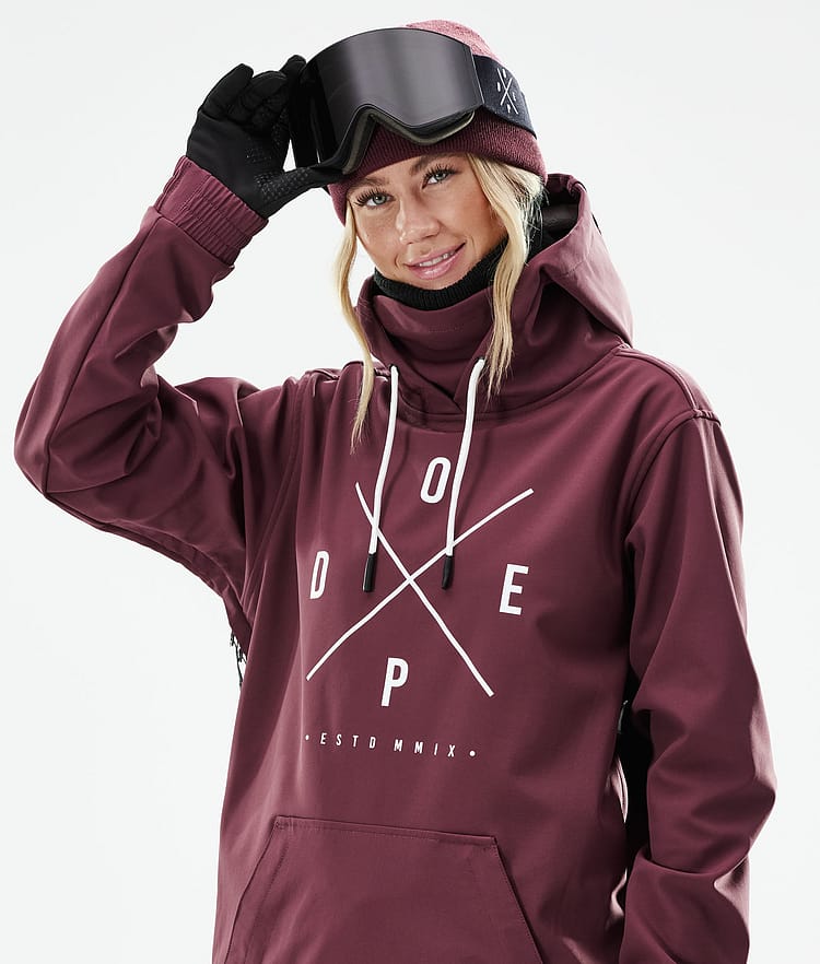 Dope Yeti W 21 Snowboardjakke Dame 2X-Up Burgundy, Image 2 of 9