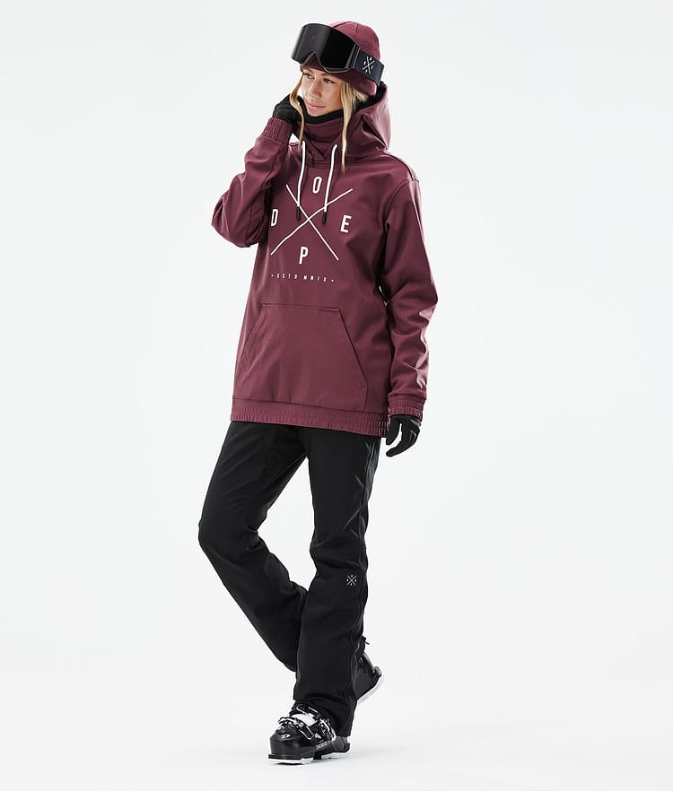 Dope Yeti W 21 Skijakke Dame 2X-Up Burgundy, Image 4 of 9