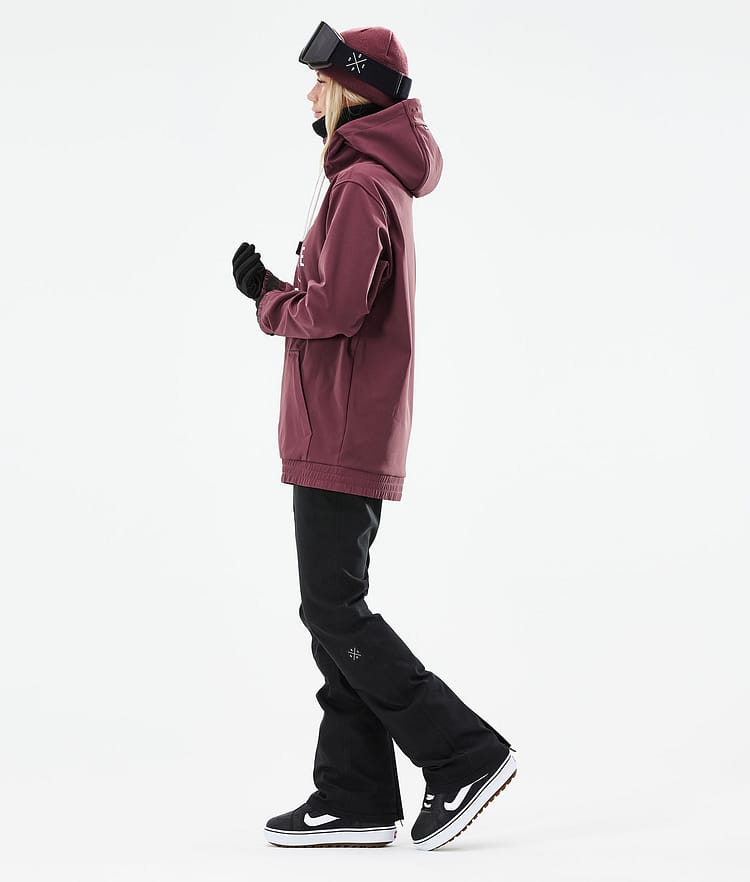 Dope Yeti W 21 Snowboardjakke Dame 2X-Up Burgundy, Image 5 of 9