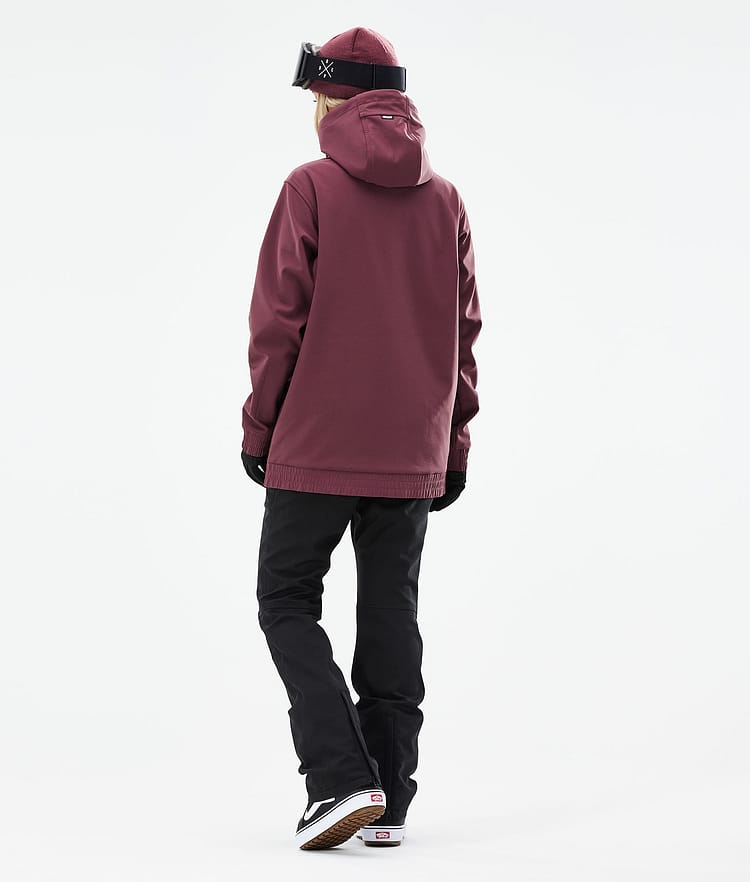 Dope Yeti W 21 Snowboardjakke Dame 2X-Up Burgundy, Image 6 of 9