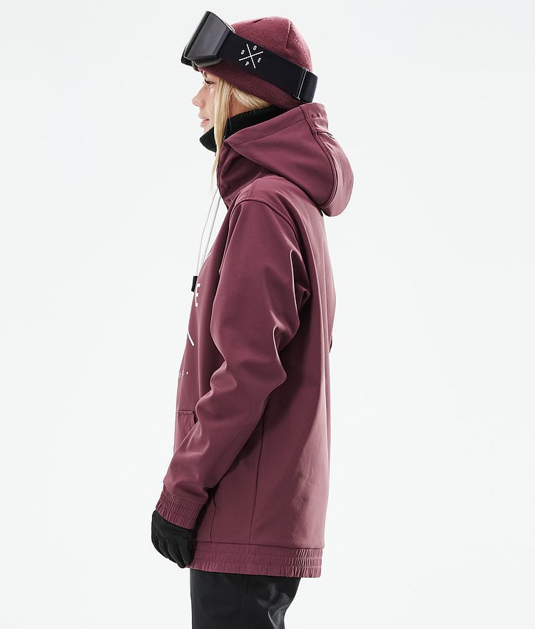 Dope Yeti W 21 Skijakke Dame 2X-Up Burgundy, Image 7 of 9