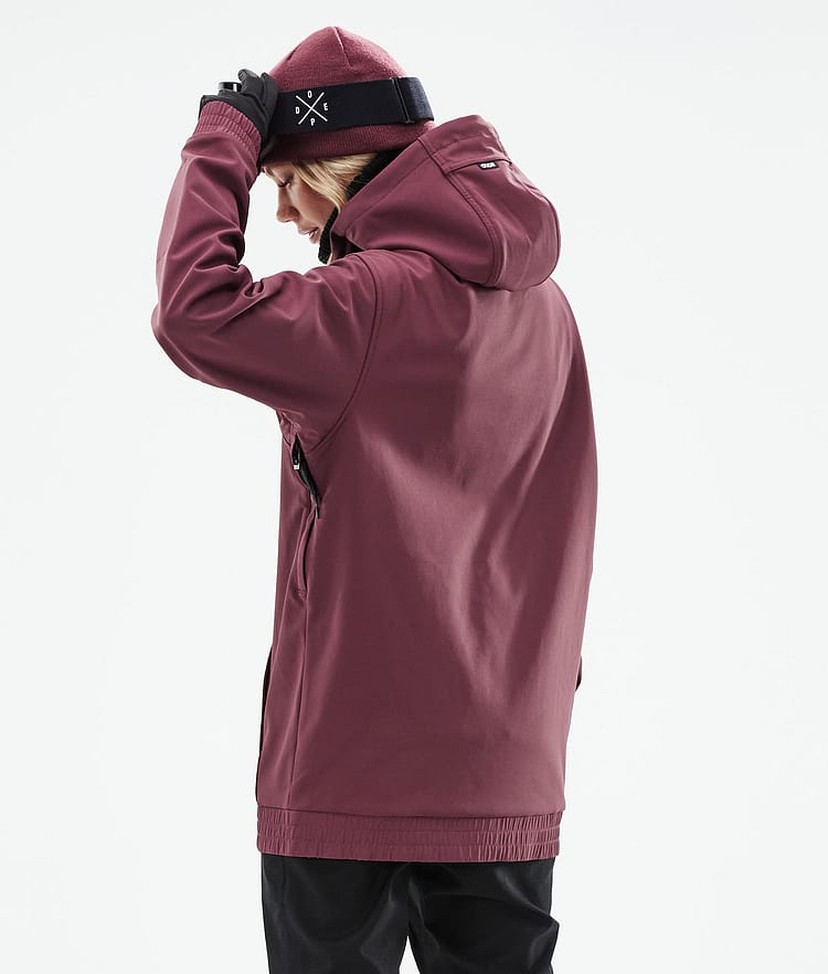 Dope Yeti W 21 Snowboardjakke Dame 2X-Up Burgundy, Image 8 of 9