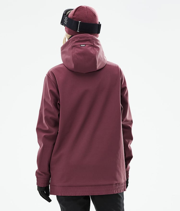 Dope Yeti W 21 Skijakke Dame 2X-Up Burgundy, Image 8 of 9