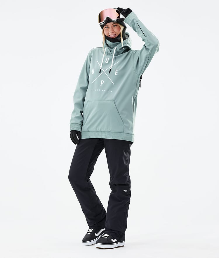 Dope Yeti W 21 Snowboardjakke Dame 2X-Up Faded Green, Image 3 of 8