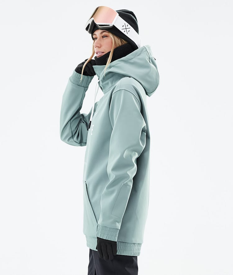 Dope Yeti W 21 Snowboardjakke Dame 2X-Up Faded Green, Image 6 of 8