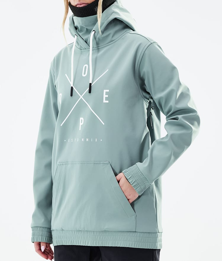 Dope Yeti W 21 Snowboardjakke Dame 2X-Up Faded Green, Image 8 of 8