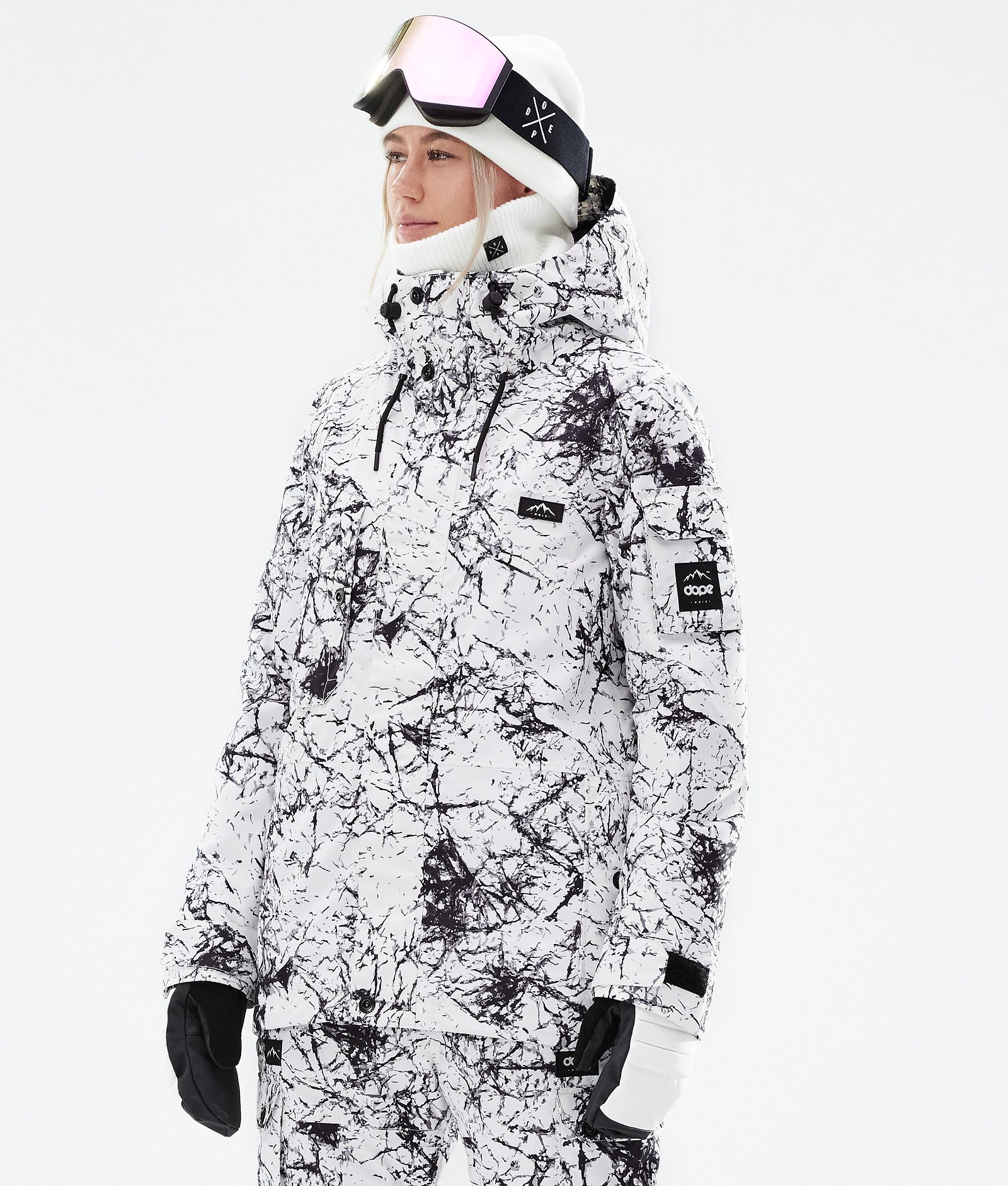 Dope Adept W 2021 Snowboardjakke Dame Rock, Bilde 1 av 11