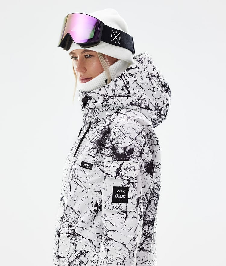 Dope Adept W 2021 Snowboardjakke Dame Rock, Bilde 3 av 11