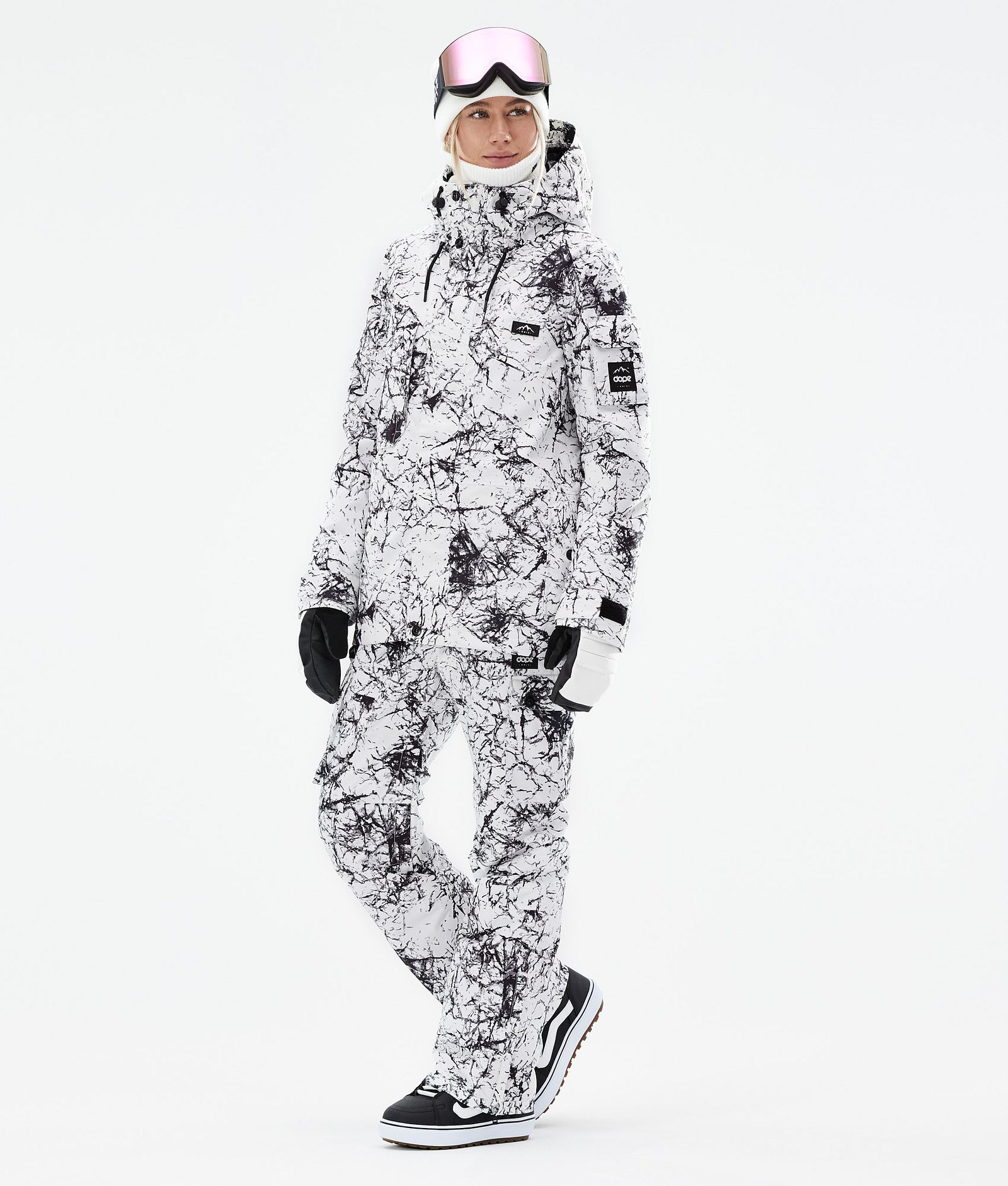 Dope Adept W 2021 Snowboardjakke Dame Rock, Bilde 4 av 11