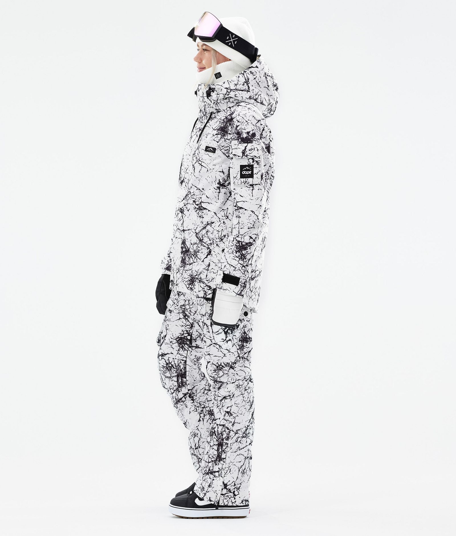 Dope Adept W 2021 Snowboardjakke Dame Rock, Bilde 5 av 11