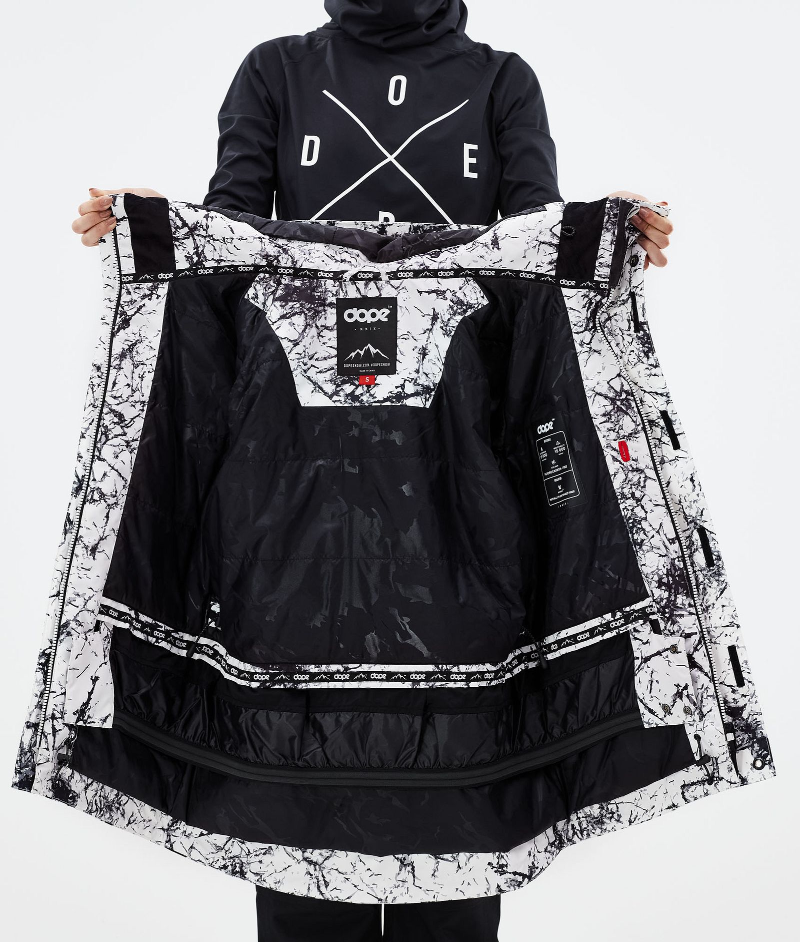 Dope Adept W 2021 Snowboardjakke Dame Rock, Bilde 11 av 11