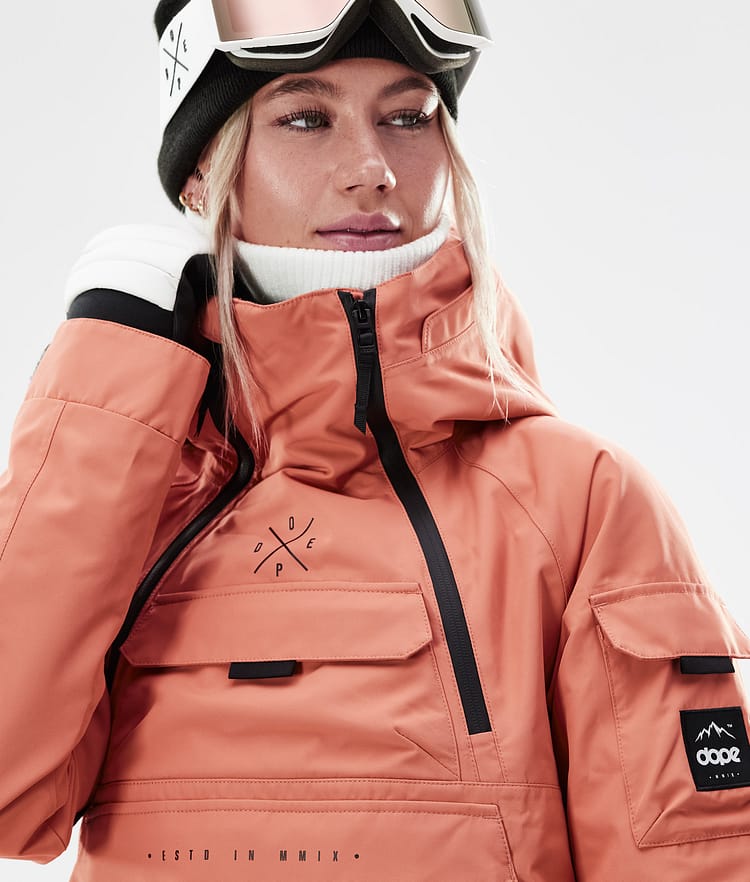 Dope Akin W 21 Snowboardjakke Dame Peach, Image 2 of 11