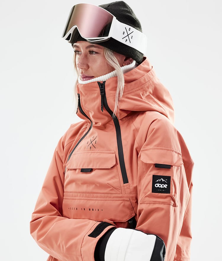 Dope Akin W 21 Snowboardjakke Dame Peach, Image 3 of 11