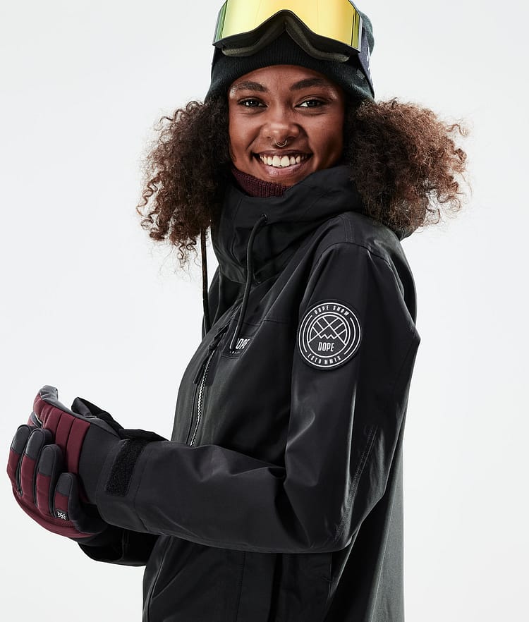 Dope Blizzard W Full Zip 21 Snowboardjakke Dame Black, Image 2 of 11