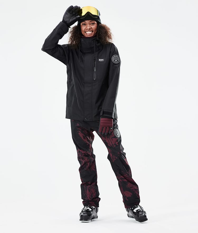 Dope Blizzard W Full Zip 21 Skijakke Dame Black, Image 4 of 11
