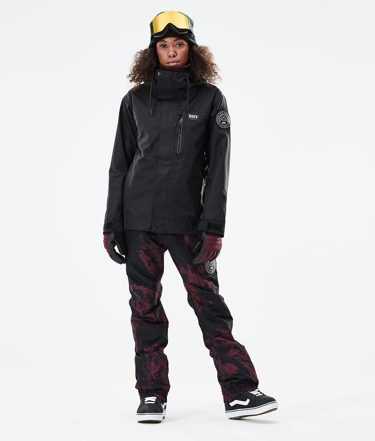 Dope Blizzard W Full Zip 21 Snowboardjakke Dame Black, Image 4 of 11