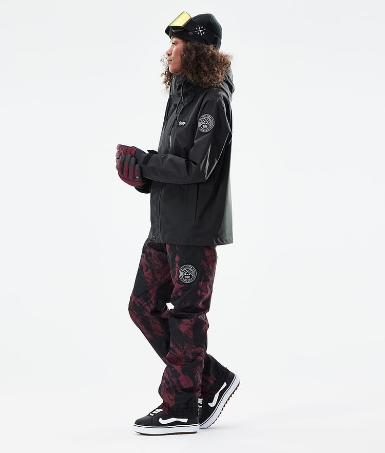 Dope Blizzard W Full Zip 21 Snowboardjakke Dame Black, Image 5 of 11