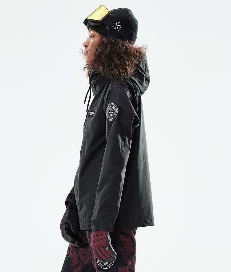 Dope Blizzard W Full Zip 21 Snowboardjakke Dame Black, Image 7 of 11