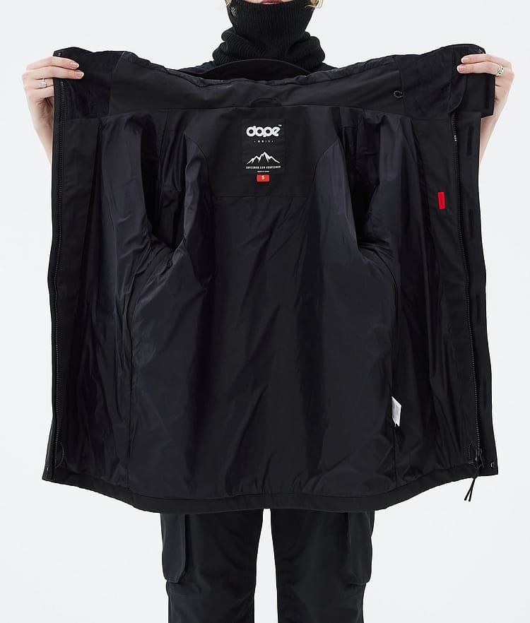 Dope Blizzard W Full Zip 21 Snowboardjakke Dame Black, Image 11 of 11